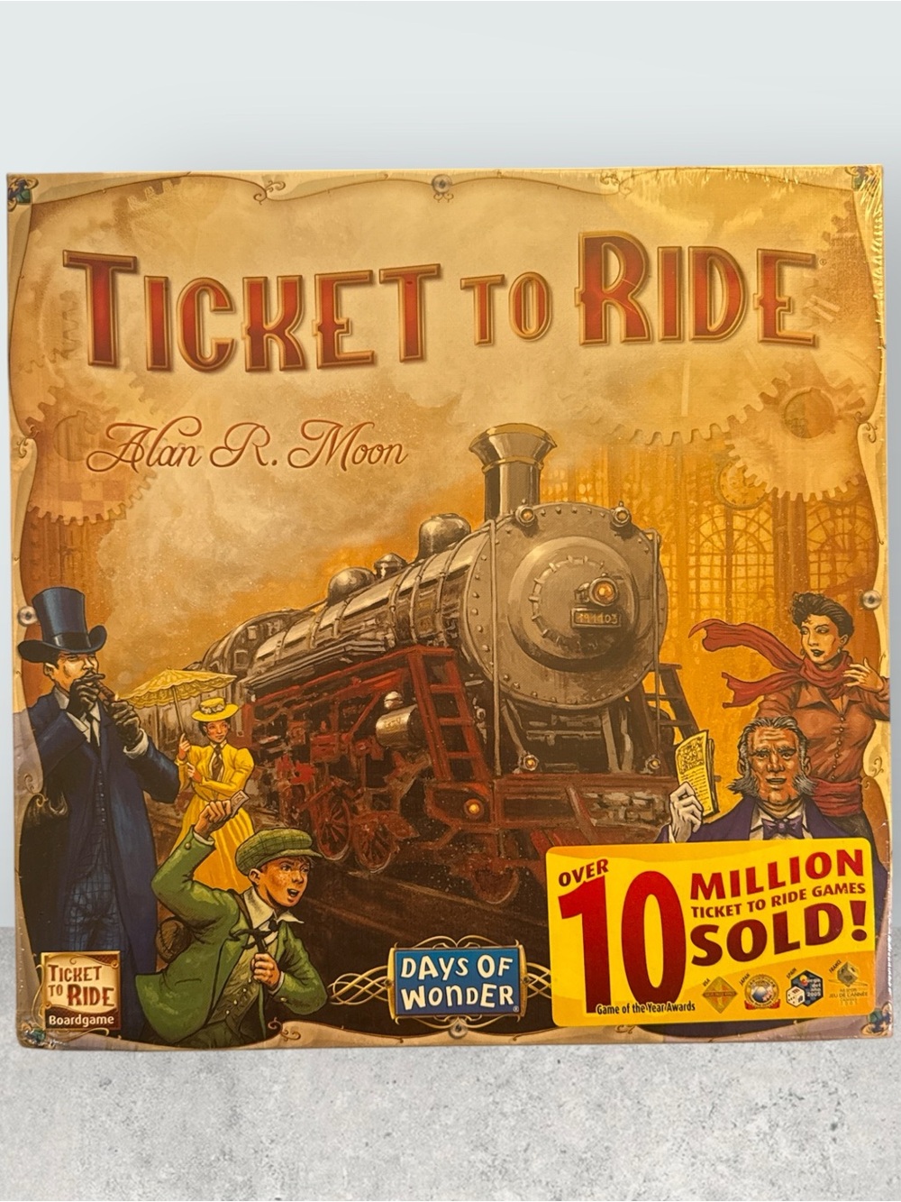 Ticket To Ride New Sealed Factory Days of  Wonder Train Adventure Board Game